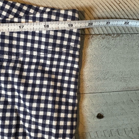 Old Navy Blue & White Gingham Bike Shorts 2X - Picture 5 of 9